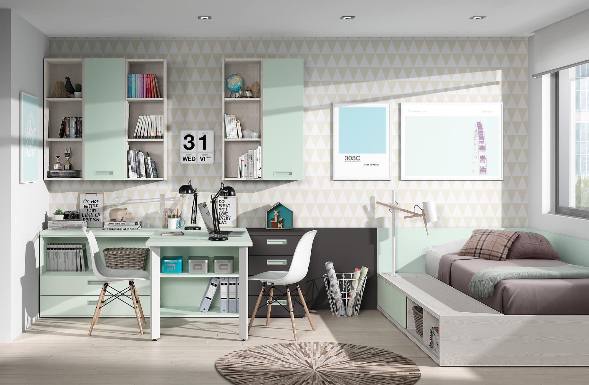 ESCRITORIOS Y ESTANTERIAS